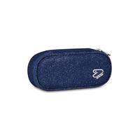 Astuccio Pencil Bag Round Plus Shiny Tech Blue Polite
