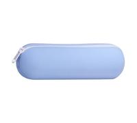 Astuce de maquillage en silicone - Organisateur cosmétique de voyage | Porte de brosse de maquillage en silicone | Sac de maquillage en silicone | Sac d'organisateur cosmétique | Étui à ma, bleu,