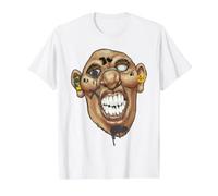 Astuce de Peinture en Spray pour Graffiti Old School T-Shirt Graphique avec Valeur, Homme, Blanc, M