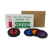 Astuce de prédiction des couleurs, astuce d'illusion de couleurs | Trick de prévision des couleurs Gimmick réutilisable, interactif - Accessoires de performance pour adultes et enfants pour jeux
