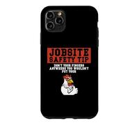 Astuce de sécurité pour Chantier Don't Put Your Fingers Retro Coque pour iPhone 11 Pro Max