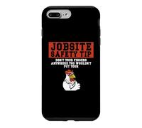 Astuce de sécurité pour Chantier Don't Put Your Fingers Retro Coque pour iPhone 7 Plus/8 Plus