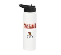 Astuce de sécurité pour chantier Don't Put Your Fingers Retro Stainless Steel Insulated Water Bottle