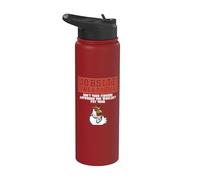 Astuce de sécurité pour chantier Don't Put Your Fingers Retro Stainless Steel Insulated Water Bottle
