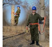 Astuces d'escalade commerciales portables - Équipement d'escalade pour le travail des arbres, la récolte des fruits, le travail de la jungle en plein air, kit d'entraînement réglable - Charge maximale