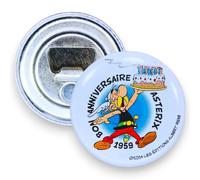 Aimant Magnet décoratif décapsuleur Astérix, 65 Ans Gâteau d'anniversaire (55mm)