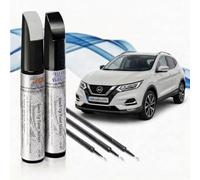 Asturcolor KY0 Kit de réparation de rayures pour voiture, 2 pièces, 12 ml, peinture de retouche compatible avec véhicules Nissan avec base + laque, fabriqué en Espagne, Chrome Silver Metallic (Sporty