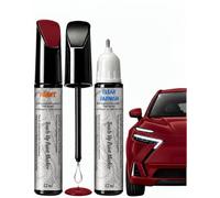 Asturcolor Stylo Retouche Peinture compatible avec Toyota 3T3 Ruby Flare Pearl - Kit Base + Vernis 2 x 12 ml avec Pinceaux, Réparation Rayures et Éclats