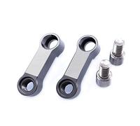 Asudaro 1 paire Moto Montage D'Extension, Adaptateur De Rétroviseur Moto Montage, Adaptateur D'Extension De Montage De Miroir Universel en Alliage D'aluminium Adaptateur De Rétroviseur 10mm