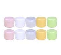 Asudaro 10Pcs 20g/50g/100g Pots Cosmétiques Vide, Boîte D'emballage Crème Visage Récipient Cosmétique Pot Crème Rechargeable Pour Crème Pour Visage Lotion Pommade