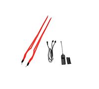 Asudaro 2 pcs Lumière de Casque de Moto, Casque de sécurité Signal Clignotant Stripe Bande de Lumière LED Casque, Kit de Bande de lumière de Casque à LED 2 en 1 Pour rouler de nuit