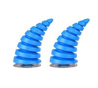 Asudaro 2pcs Casque de Moto Cornes, Moto Casque Diable Démon Corne avec Sucker Décoration de Corne de Diable Casque Décoration de Cornes pour Casque Accessoire de décoration pour Casque de Moto