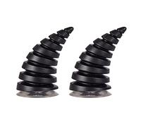 Asudaro 2pcs Casque de Moto Cornes, Moto Casque Diable Démon Corne avec Sucker Décoration de Corne de Diable Casque Décoration de Cornes pour Casque Accessoire de décoration pour Casque de Moto