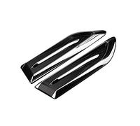 Asudaro 2pcs Évent de capot de voiture Décoration de ventilation latérale Autocollant d'admission d'air voiture adhésif 3D ABS Capot de ventilation universel pour voiture pour décoration de Voiture