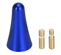 Asudaro Antenne de voiture, Antenne d'autoradio courte petite antenne de voiture Antenne de voiture en aluminium vis métal antenne de capuchon de toit court Antenne de voiture courte universell