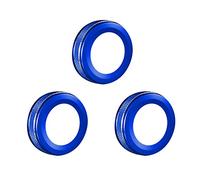 Asudaro Bouton de Climatisation et Couvercle de Décoration - Anneau de Ventilation Compatible avec A B Classe E GLK GLA CLA GLE ML GL - 3Pcs