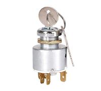 Asudaro Commutateur De Démarrage D'allumage Contacteur d'allumage Remplacement de démarrage Commutateur Allumage universelle 12V Verrouillage d'allumage avec clé, 5 broches/7broches