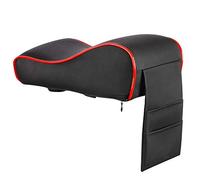 Asudaro Coussin d'accoudoir de voiture, main courante universelle en cuir d'unité centrale de voiture de coussin d'accoudoir de mousse à mémoire souple Accoudoir de voiture Consoles centrales