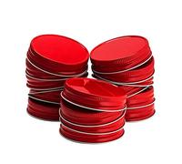 Asudaro Couvercles de Conserve, 24 Mason Jar Couvercles, Capuchon réutilisable résistant et sûr pour Bocal Mason à Ouverture Large régulière, bocaux Bocaux à Confiture, 70 mm / 86 mm