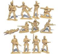 Asudaro Ensemble 100 Pcs Mini Jouets Soldat Médiéval 5 CM, Ensemble Jouets Soldats Militaires pour Combat L'armée, Modèle Soldat Militaire Statique