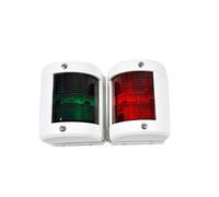 Asudaro Feu de navigation à LED 12V 1 paire de feux de signalisation de bateau LED rouge et verte feux de signalisation de navigation pour bateau lampe de navigation marine
