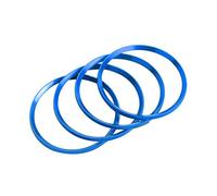 Asudaro Garniture de moyeu en aluminium, 4Pièces Couvre-roue Anneau décoratif Couvre-roue Anneau de décoration Autocollant Capuchon central Anneau de moyeu Hub Capuchon central Anneau Couverture