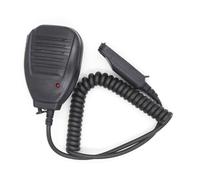 Asudaro Microphone à main talkie-walkie, microphone de haut-parleur de microphone d'épaule PTT Compatible avec BAOFENG A58 BF-9700 UV-9R Plus GT-3WP R760 82WP Accessoires de radio bidirectionnelle