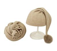 Asudaro Nouveau-né Photographie Wrap et Bébé Bonnet à Tricoter Chapeau Bébé Photo Costume Accessoires de Tir pour 0-3 Mois Bébé Bébé Bijoux Cadeau