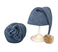 Asudaro Nouveau-né Photographie Wrap et Bonnet à Tricoter - Chapeau Bébé Photo Costume Accessoires de Tir pour 0-3 Mois - Bijoux Cadeau