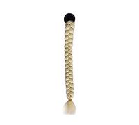 Asudaro Tresses de Casque de Moto - Perruque de Queue de Cheval Avec Ventouse Détachable - Accessoires pour Scooter et Moto - Perruque de Tresse pour Femme