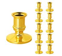 Asuinxurr 10X Or Pilier Bougie Base Chandelle Chandelier Chandelier DéCor de FêTe de NoëL