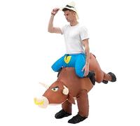 Asuinxurr Costume gonflable pour adulte, vêtements gonflables pour Halloween, cosplay, déguisement, mascotte amusante