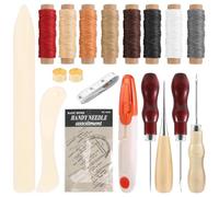 Asuinxurr Kit de reliure de livre pour débutants, kit de fabrication de livre, accessoires de reliure de livre, outils de reliure à main