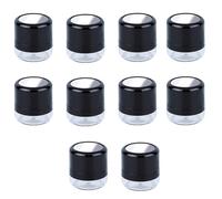 Asuinxurr Lot de 10 boîtes à poudre vides - Boîte à poudre portable - Avec fond de teint