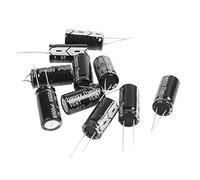 Asuinxurr Lot de 10 condensateurs électrolytiques radiaux polarisés 16 mm x 30 mm 6800 UF 25 V