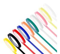 Asuinxurr Lot de 10 rouleaux de adhésif de stérilisation pour autoclave, largeur 0,24 mm, longueur 216,5 cm, d'identification d'instrument, 10 couleurs,