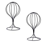 Asuinxurr Lot de 2 porte-chapeaux modernes en métal, durables, stables, porte-perruques, porte-chapeaux, porte-chapeaux pour adultes, faciles à utiliser
