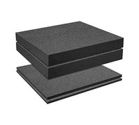 Asuinxurr Lot de 4 inserts en mousse Pick-Apart - Épilation de plaques de mousse carrées avec fond - À utiliser pour les boîtes de de société, tiroir de rangement B