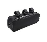 Asuinxurr Sacoche de vélo avec contrôleur de batterie - Cadre fixe - Li-ion - Rangement étanche - 32 x 9 x 10,5 cm
