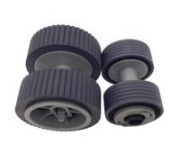 ASUIU 1 Jeu De Freins Et De Rouleaux De Ramassage De Remplacement, Compatible for Fujitsu, Fi-6130 6130Z 6230 6140 6240 6125 Fi-6225, Ensemble De Rouleaux De Scanner