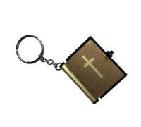 Asukohu 1 porte-clés religion petite taille Bible prière cadeau Dieu bénisse le chrétien
