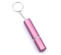 Asukohu 10 ml Spray Métal Échantillon de Parfum Clé de Bouteille Voiture Cadeau Intérieur de Voiture Spray Portable Distributeur de Parfum Chaîne de Clé de Bouteille, lilas, taille unique
