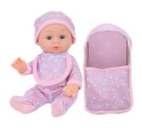 Asukohu 25 cm comme jouet Reborns au design réaliste Poupée d'accompagnement pour enfants pour jouer à des jeux de jeu Décoration de chambre d'enfant Reborns pour les tout-petits