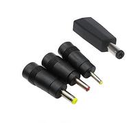 Asukohu 5,5 x 2,1 mm, 4 x 1,7 mm, 3,5 x 1,35 mm, 2,5 x 0,7 mm mâle vers USB femelle, adaptateur de connecteur d'alimentation pour routeur de lumière LED, routeur, appareil photo, lumière LED