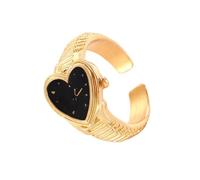 Asukohu Bague élégante en forme de cœur géométrique unique réglable pour un amour rétro quotidien, taille unique, Comme décrit, Comme décrit.
