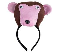 Asukohu Bandeau de scène pour enfants Singe Visage Bel accessoires photo Accessoires de dessin animé pour les jeux Jouer à la bande de cheveux de singe