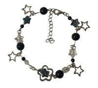 Asukohu Bandes de perles réglables Bracelet étoile florale fait à la main Accessoire exquis, taille unique, Comme décrit