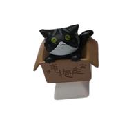 Asukohu Beau jeu de chatons fait à la main Capuchon de touches pour claviers mécaniques Manche croisé Motif animal Bureau Accessoires de jeu Cadeau Mignon Chaton Capuchon de touche