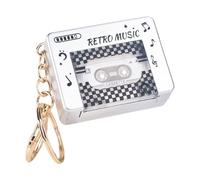 Asukohu Beau porte-clés radio vintage accessoire multifonctionnel pour clés ou sacs qui sont portables pour les étudiants et les cadeaux