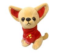 Asukohu Belle Peluche pour les tout-petits Jouet de dessin animé Chihuahua Beau chien en peluche Mignon Décoration de la maison Cadeaux d'anniversaire Chihuahua Maison Cadeau d'anniversaire